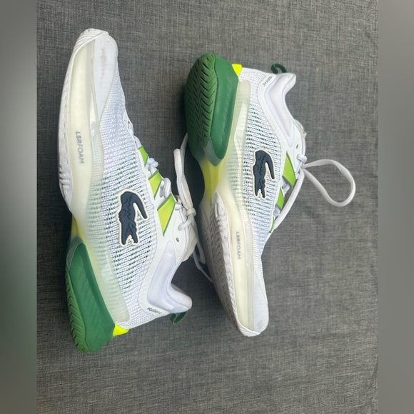 MEN'S LACOSTE AG-LT23 ULTRA TENNIS SHOES WITH TECHNICAL PIQUÉ size 8 - Picture 4 of 15